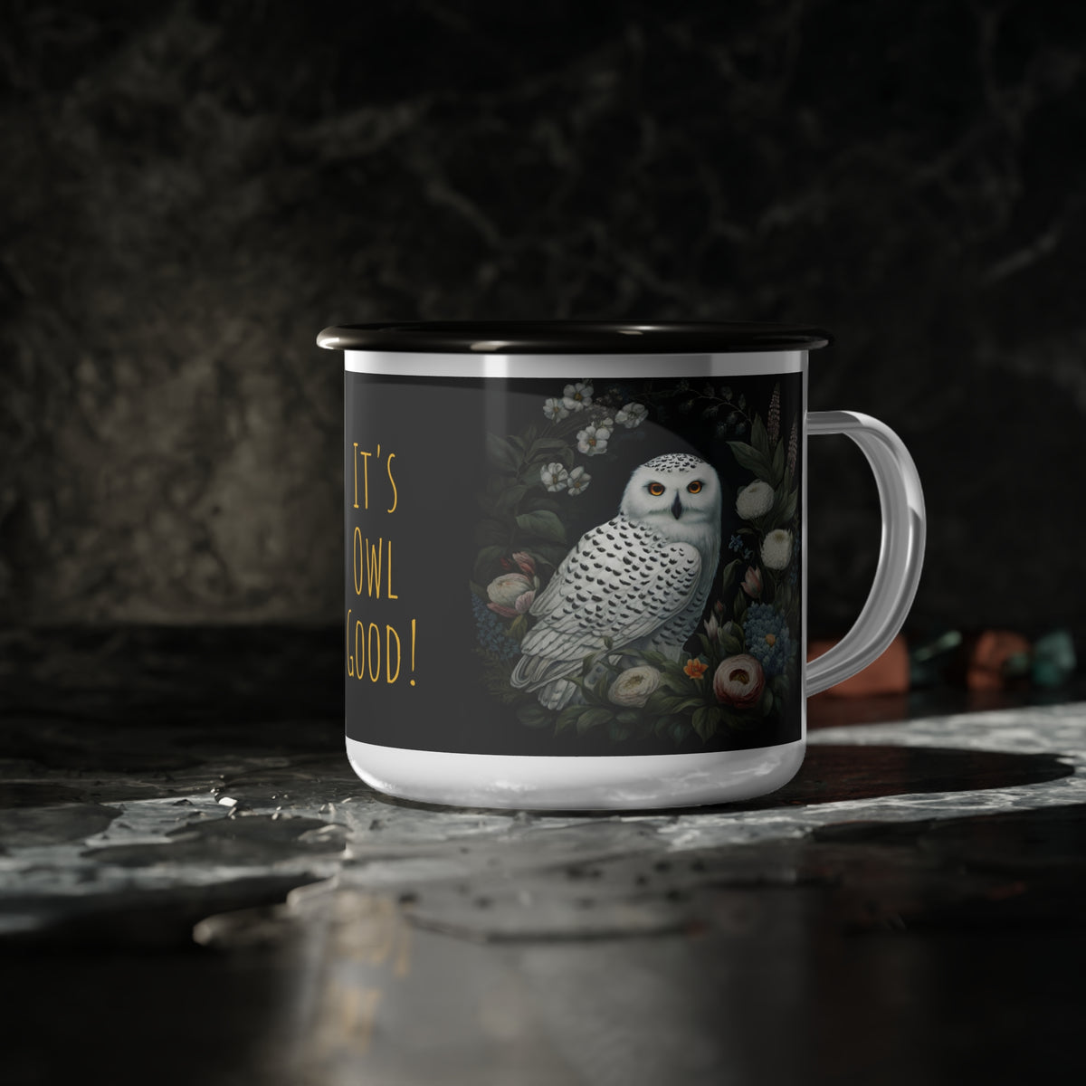 It's Owl Good Enamel Camp Cup