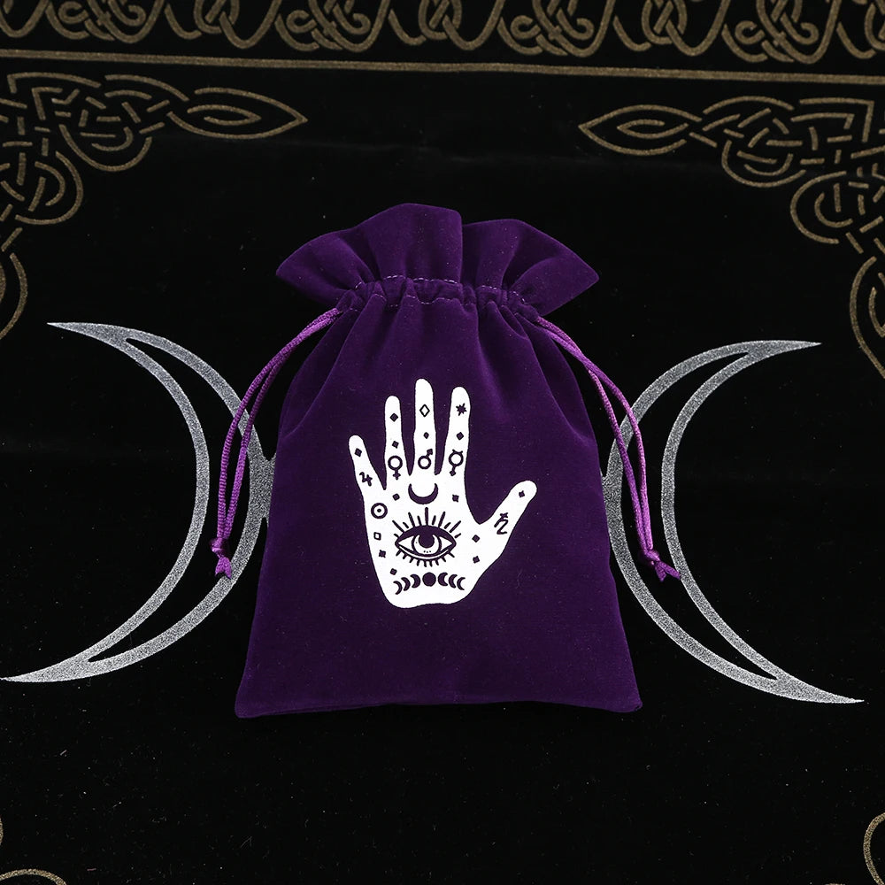 🔮 5-Piece Velvet Tarot & Witchcraft Storage Bag Set