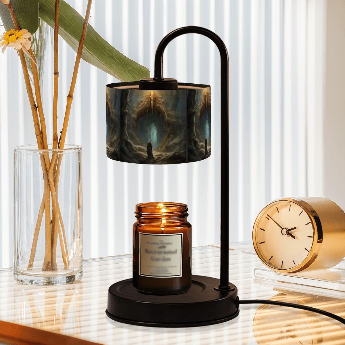 Dark Academia Candle Warmer for Birthday Desk Light for Office Elden Ring Lamp Teen Boy Gift Idea Gothic Lamp Idea Bedroom Goth Nightlight