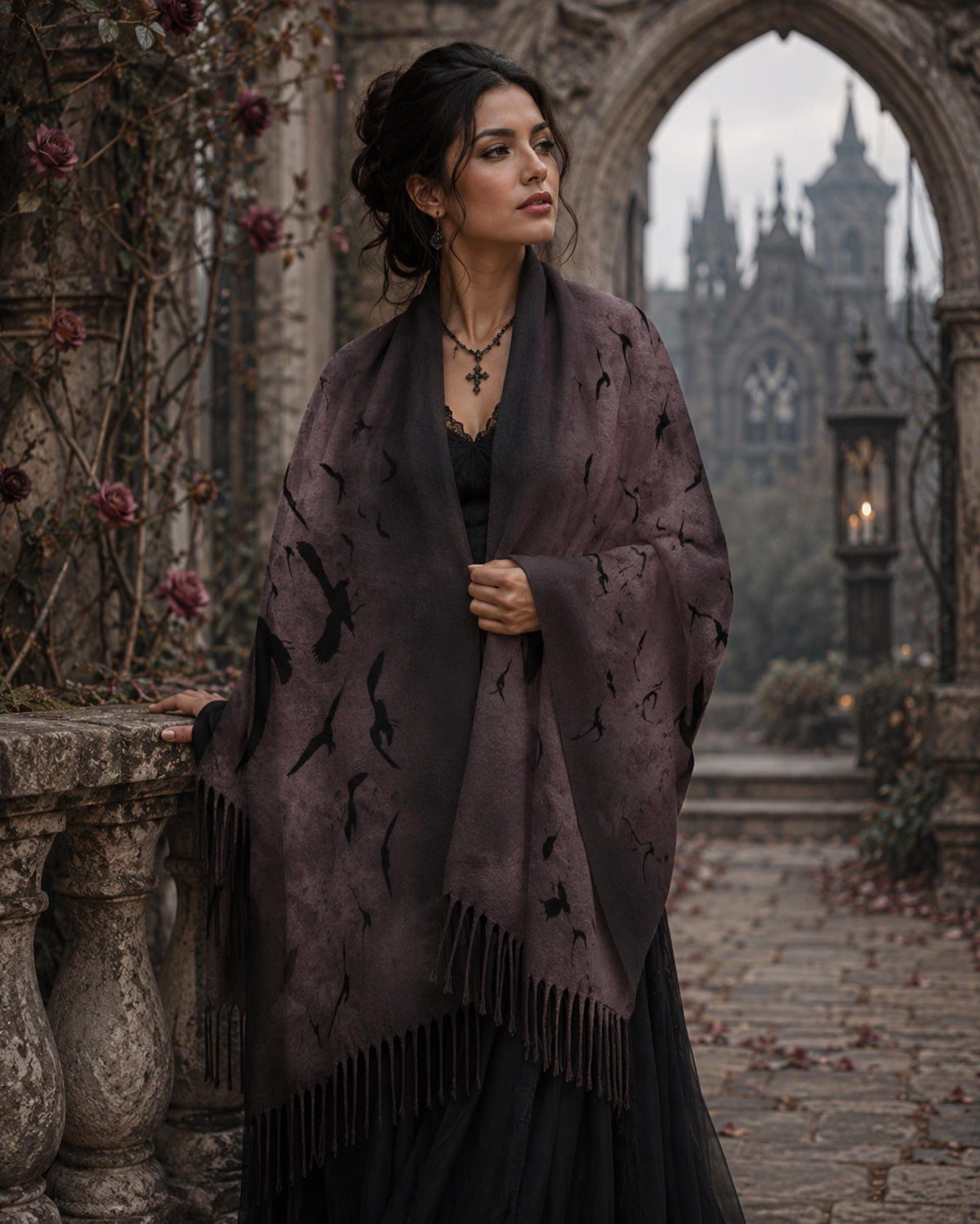 Gothic Business Fashion for Corporate Goth Gift for Coworker Alternative Professional Sophisticated Gift Dark Academia Witchy Style Wrap