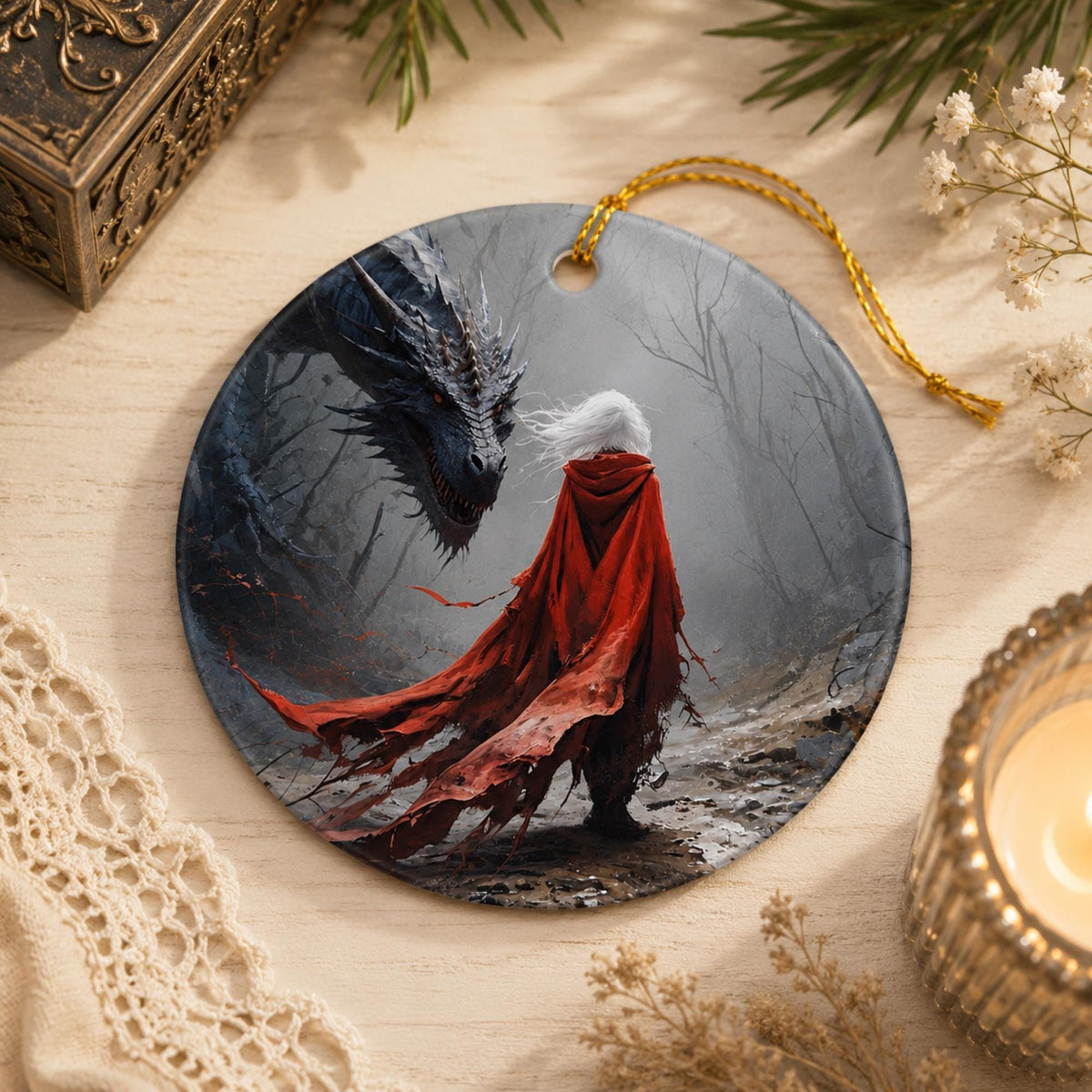 Manon Blackbeak Fantasy Gift Idea for Throne of Glass Sarah J Maas Inspired Gift for TOG Book Lover Literary Gifts Book Nook Blood and Ash