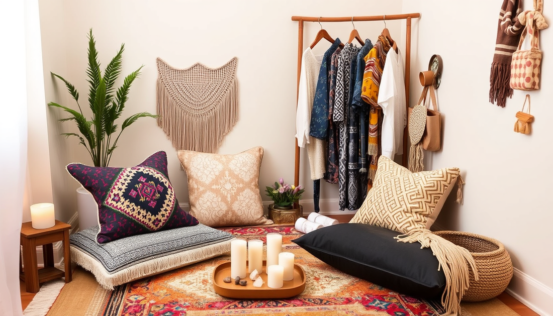 Astral Boho Living: Design a Sacred Meditation Corner, Witchy Altar, and Travel-Ready Wardrobe for a Mindful Home