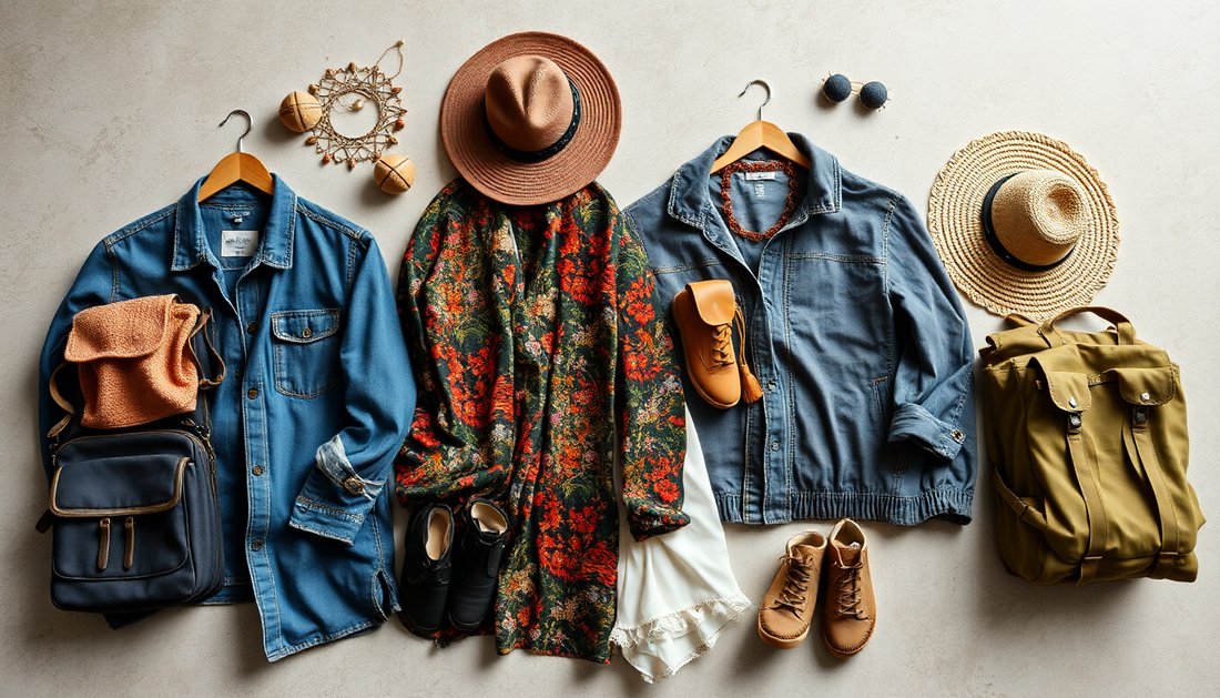 Wanderlust and Enchantment: Curating Your Bohemian and Witchy Travel Capsule Wardrobe for 2025 Adventures