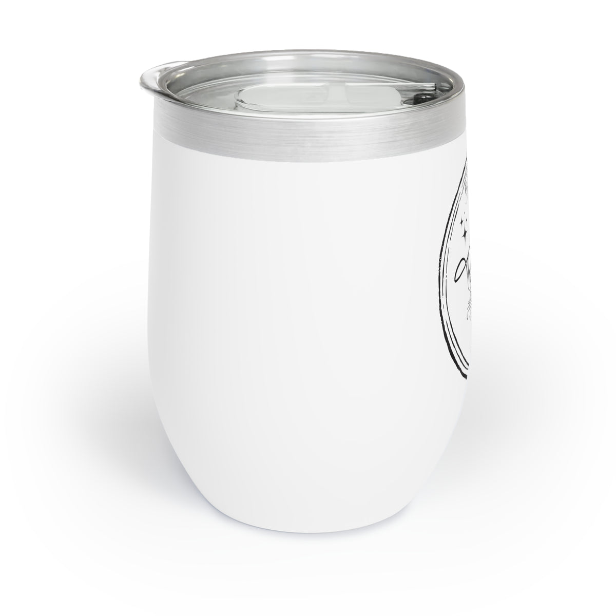The Bride Chill Wine Tumbler, Wiccan Wine Tumbler, Bachelorette Chill Wine Tumbler, groovy bachelorette, bride squad, dazed and engaged