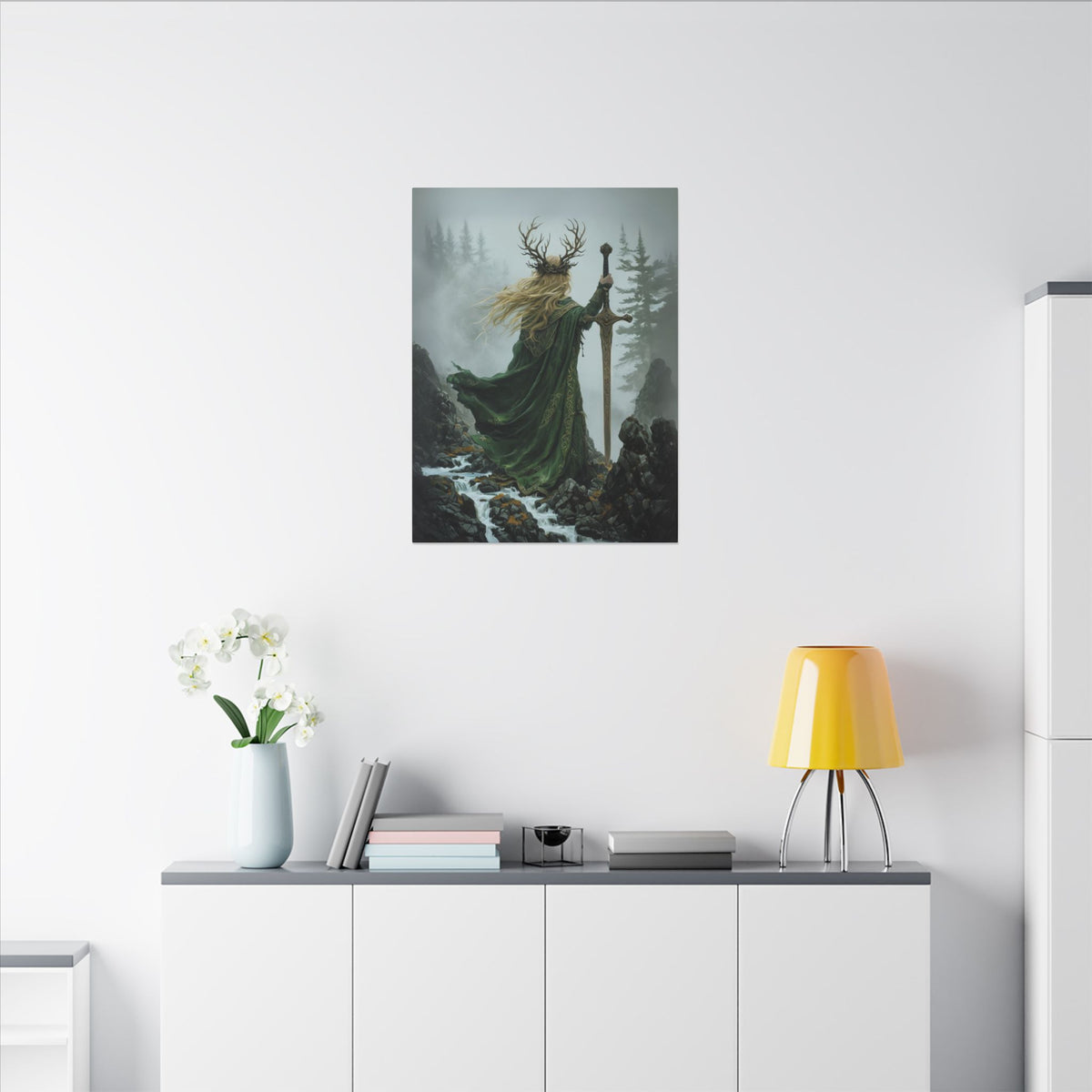 Mystic Woman, Aelin Throne of Glass - Sarah J Maas Inspired Reading Nook Decor