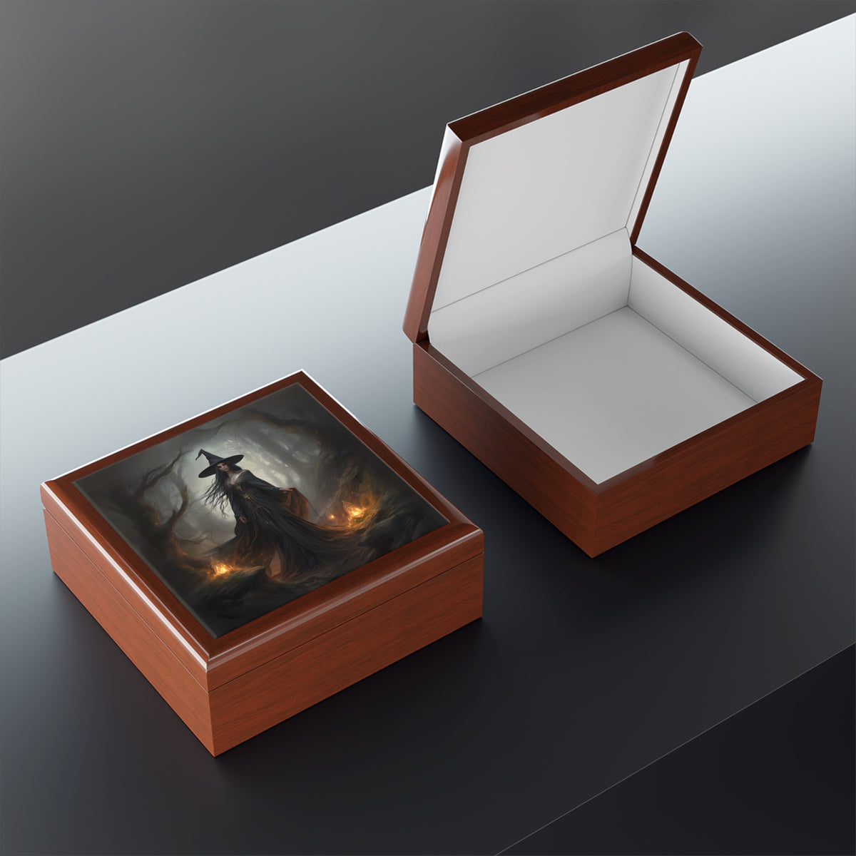Witch Jewelry Box Magic Storage Case - Witchy Accessories Wiccan Trinket Holder