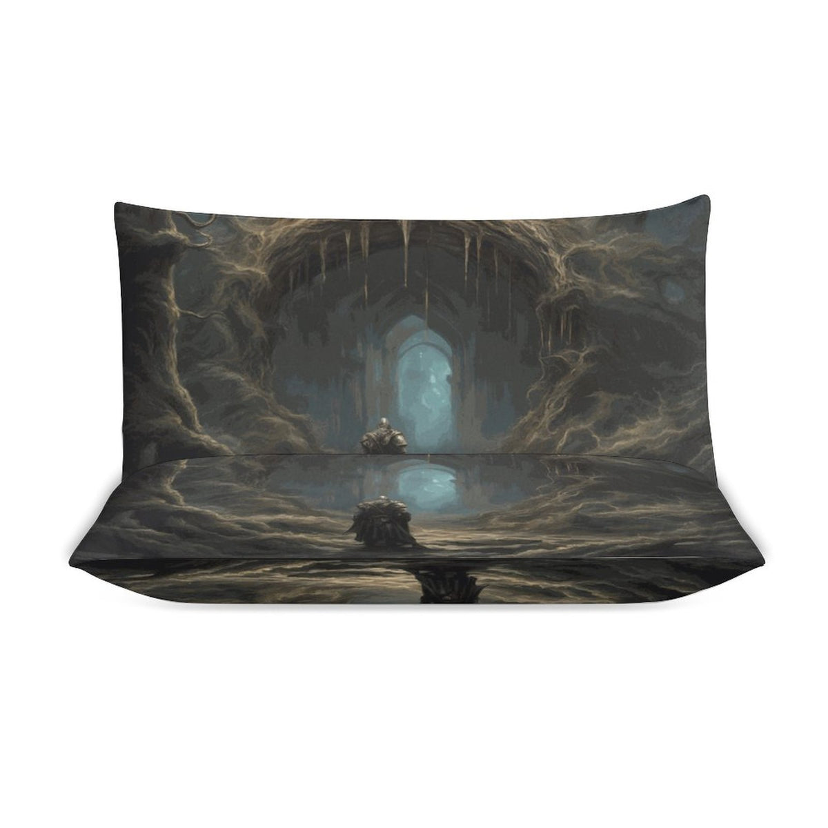 Elden Ring Warrior 3-Piece Bedding Set-King, gaming gift, Gamer merch
