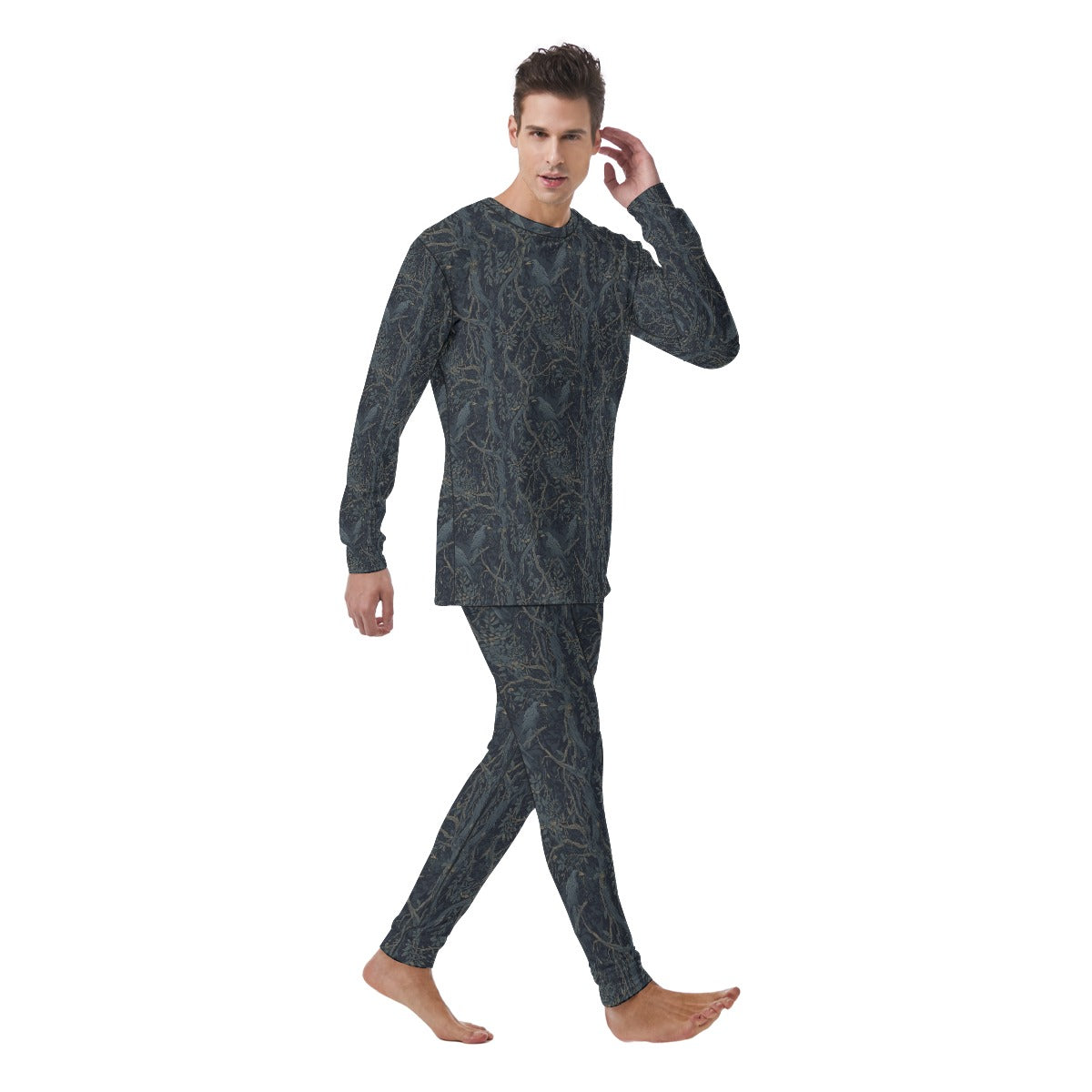 William Morris Inspired Men's Pajamas - Gothic Clothing