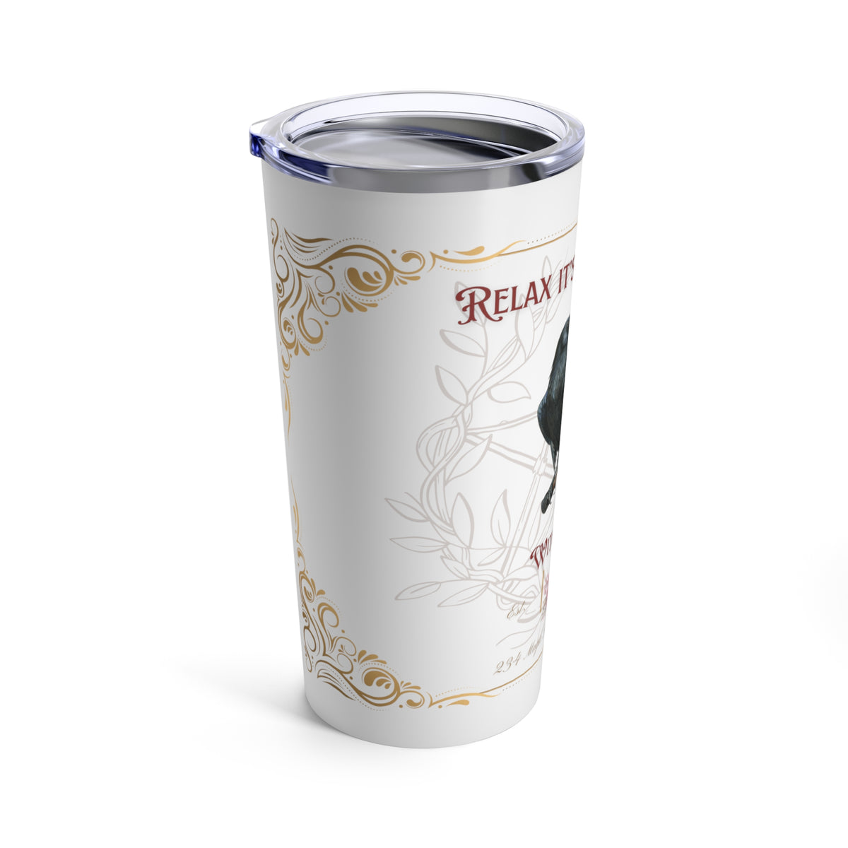Witchy Girl Tumbler, Relax It's Only Magic Tumbler 20oz, Witchy Tumbler - The Witchy Gypsy