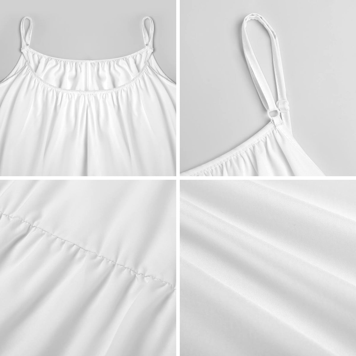 Victorian Roses Spaghetti Strap Dress, Maxi Dress - Lightweight Summer Fashion
