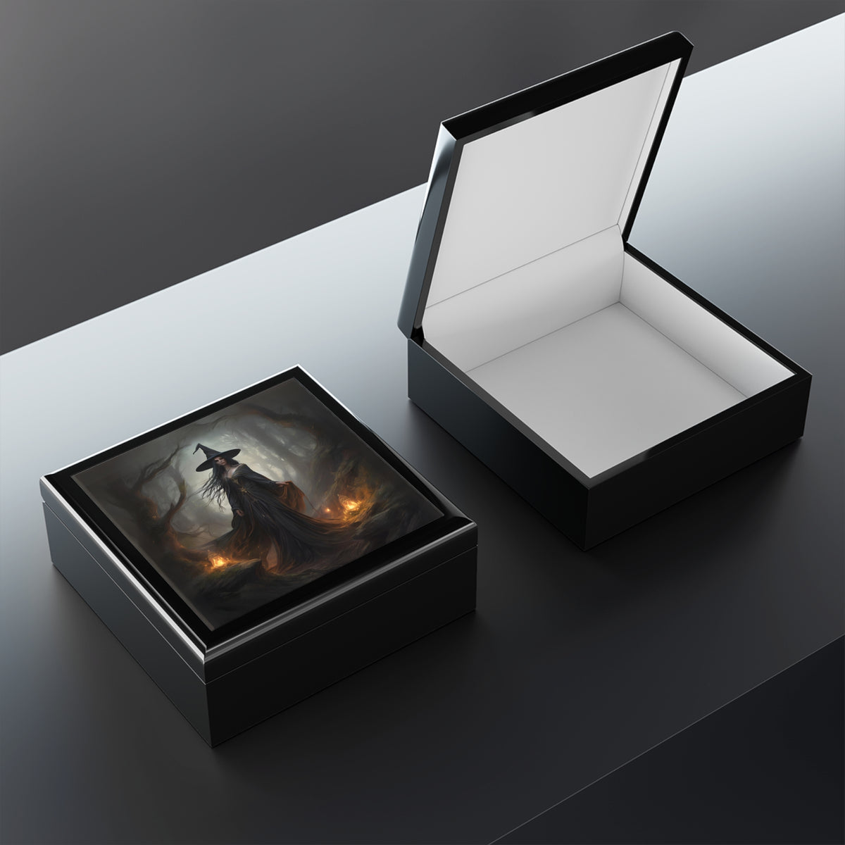 Witch Jewelry Box Magic Storage Case - Witchy Accessories Wiccan Trinket Holder