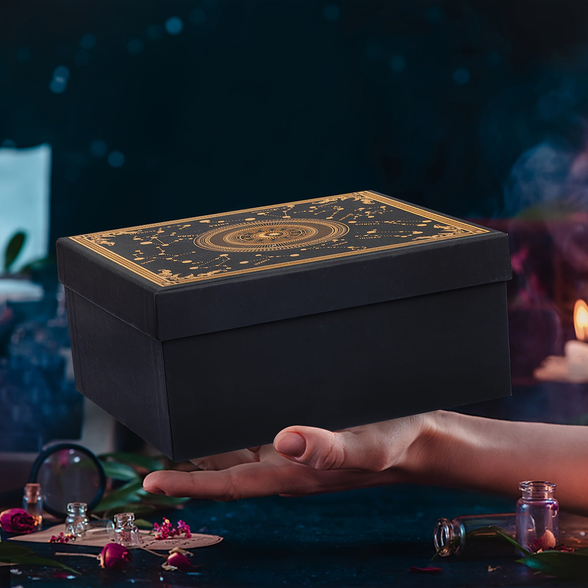 60Pcs Witchcraft Supplies Kit Box - Crystal Spoon For Meditation Divination