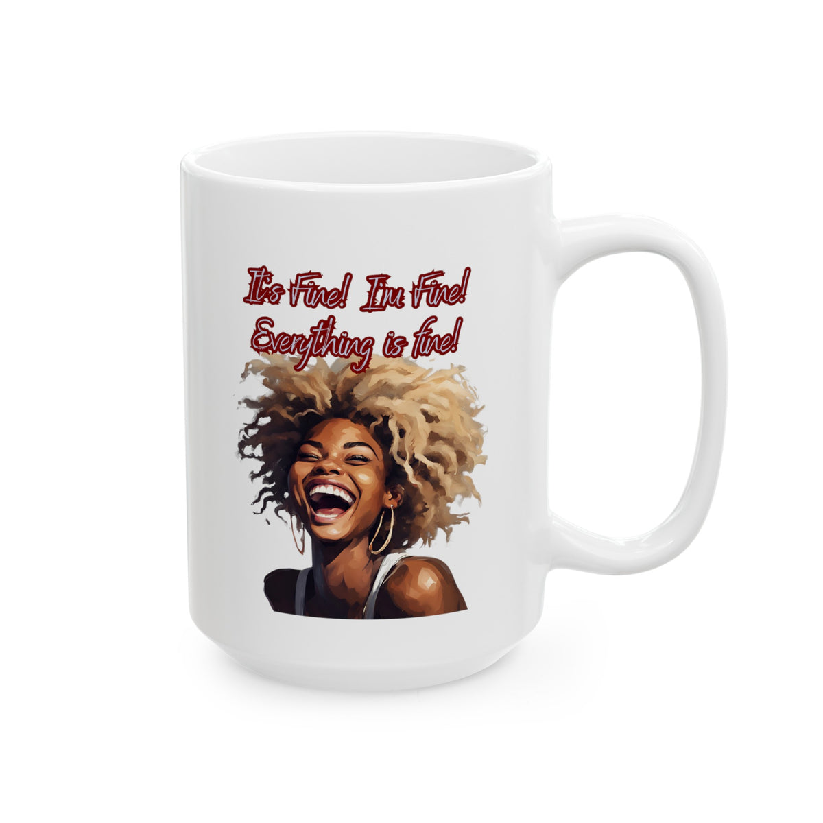 Crazy Woman It's Fine! Mug, Im Fine Everything is Fine mug - The Witchy Gypsy
