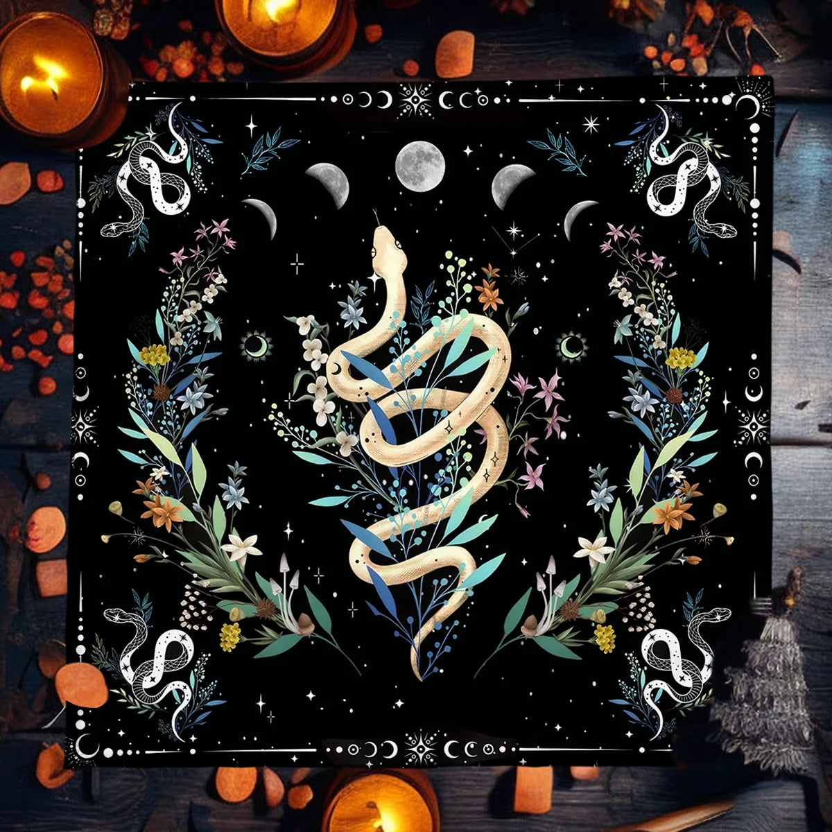 Divination Tarot Card Table Altar Cloth