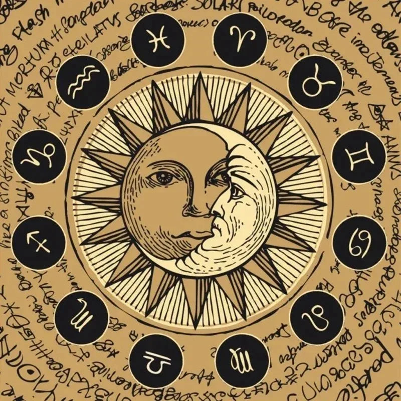 🌙 Witchy Altar & Tarot Cloth