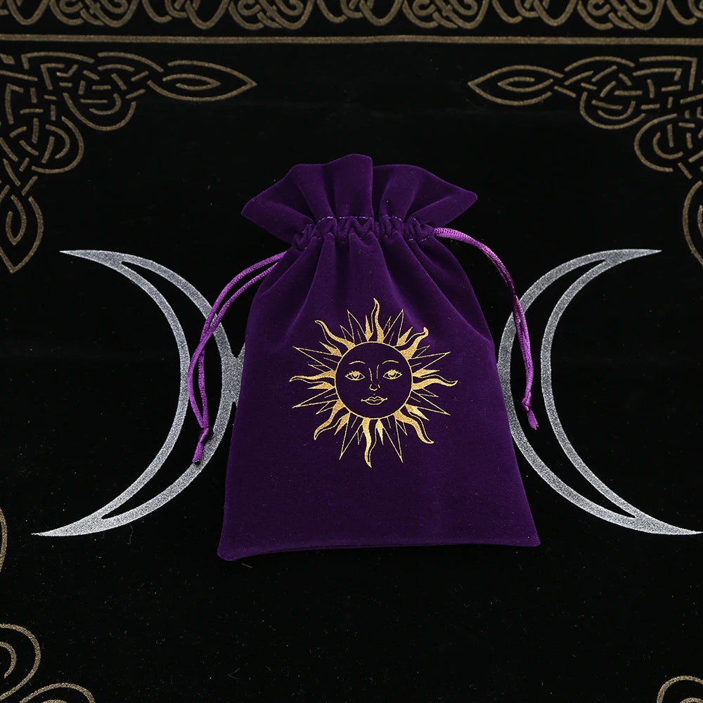 🔮 5-Piece Velvet Tarot & Witchcraft Storage Bag Set