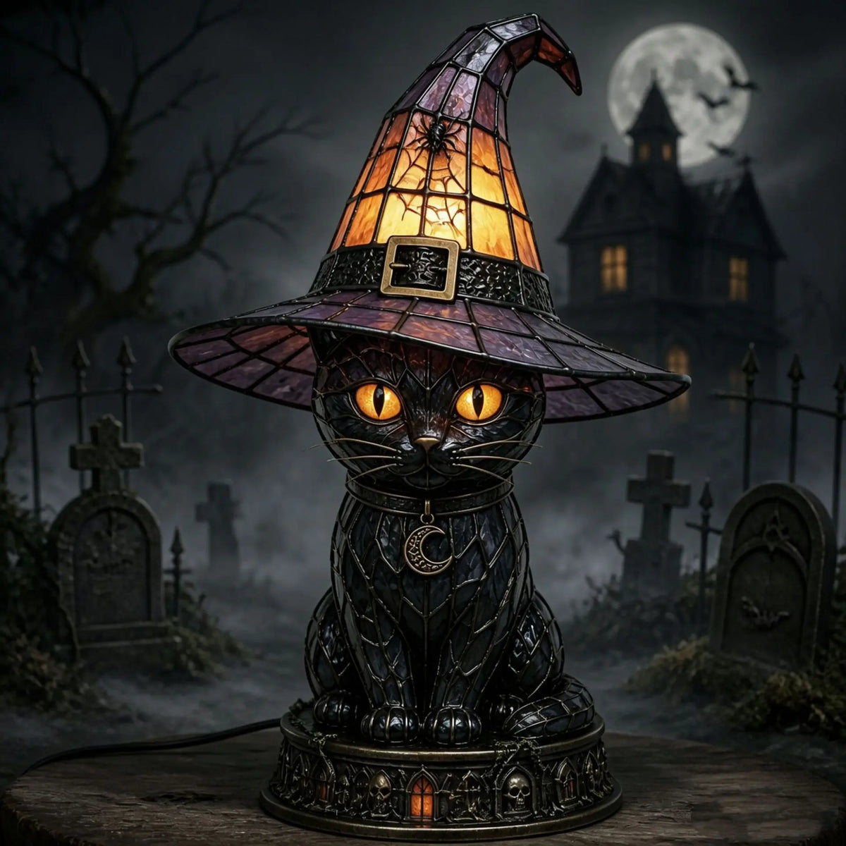 🧙♀️ Witch Hat Light-Up Night Lamp