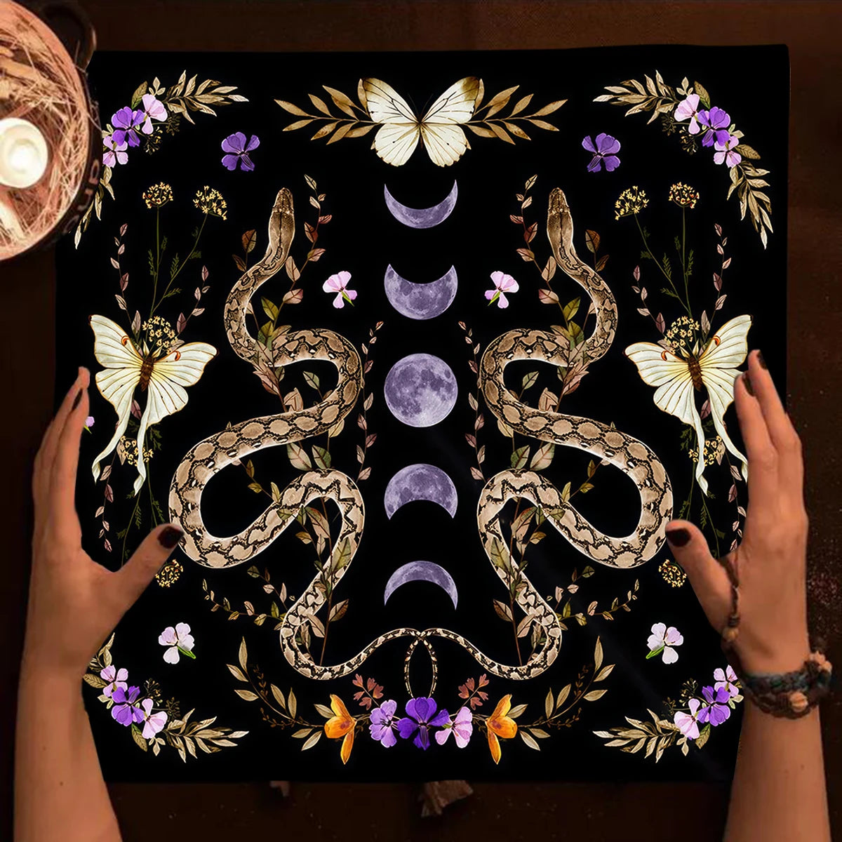 Divination Tarot Card Table Altar Cloth