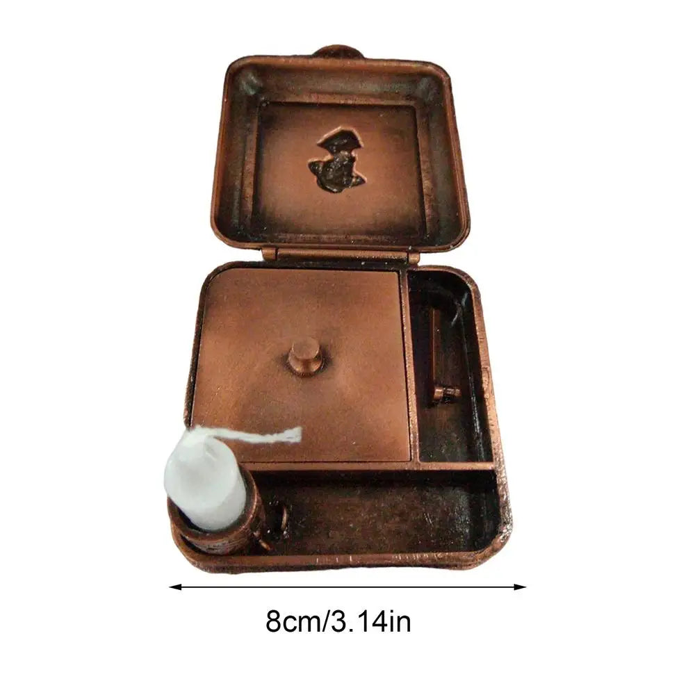 🕯️ Vintage Mechanical Pocket Candle Box