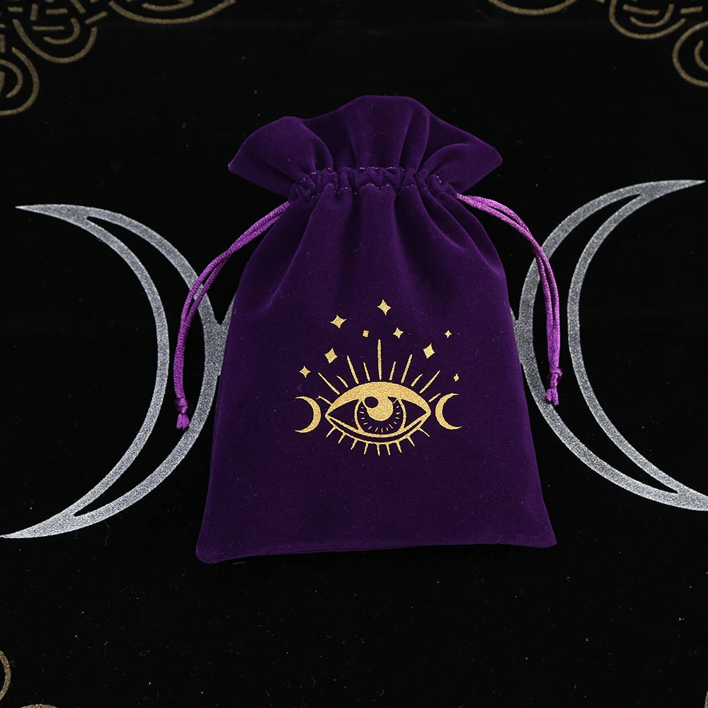 🔮 5-Piece Velvet Tarot & Witchcraft Storage Bag Set