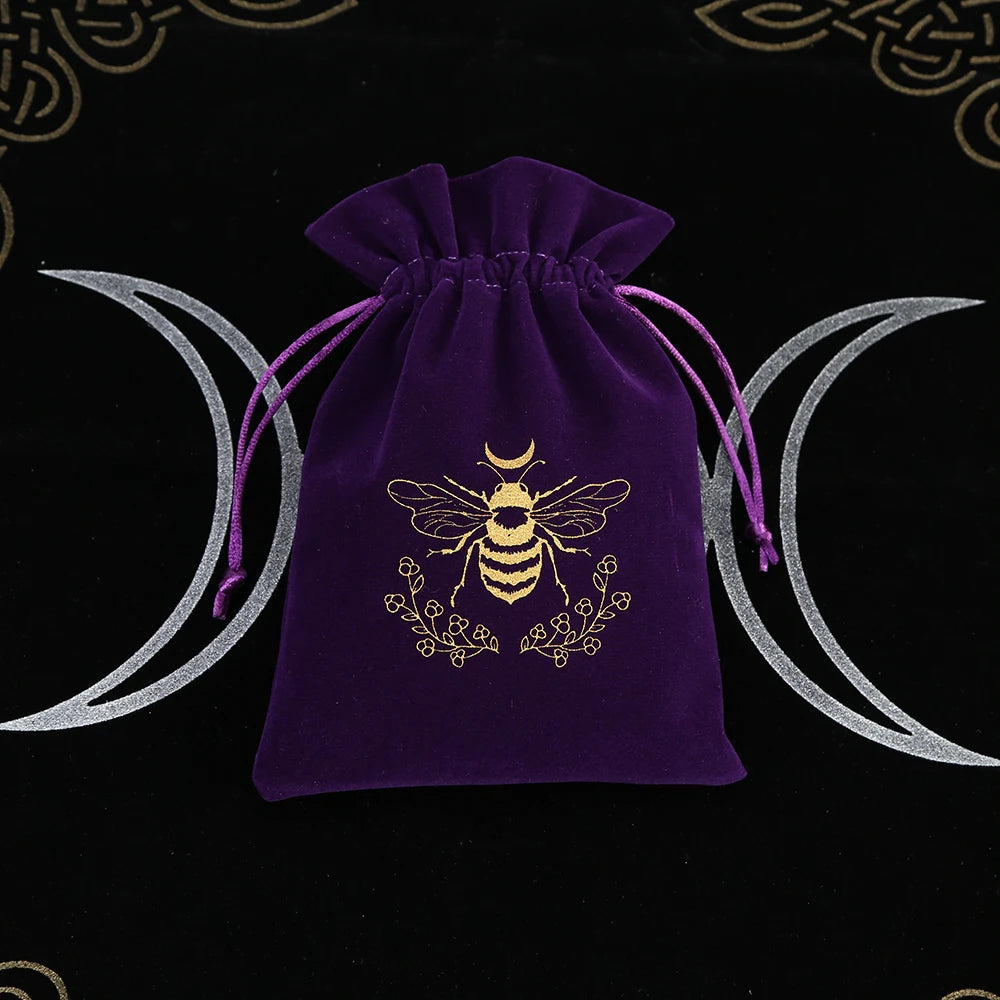 🔮 5-Piece Velvet Tarot & Witchcraft Storage Bag Set