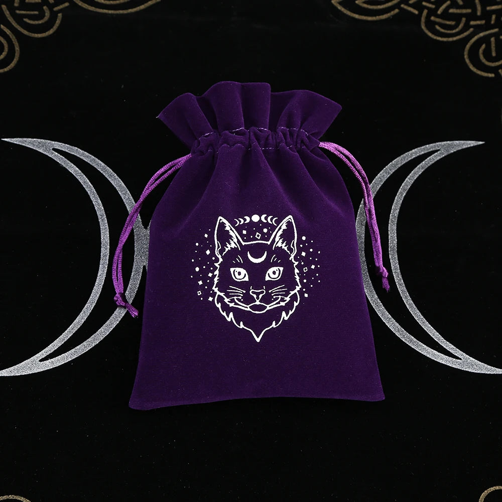🔮 5-Piece Velvet Tarot & Witchcraft Storage Bag Set