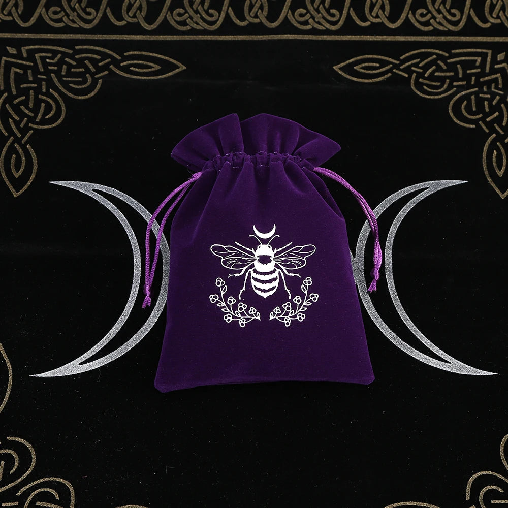 🔮 5-Piece Velvet Tarot & Witchcraft Storage Bag Set