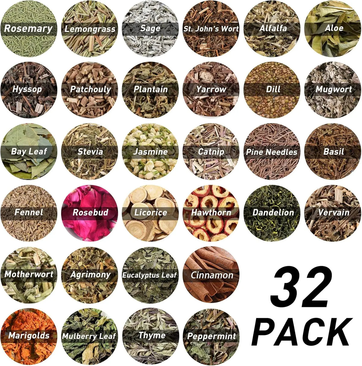 🌿 Natural Witchcraft Herbs Collection 🌙