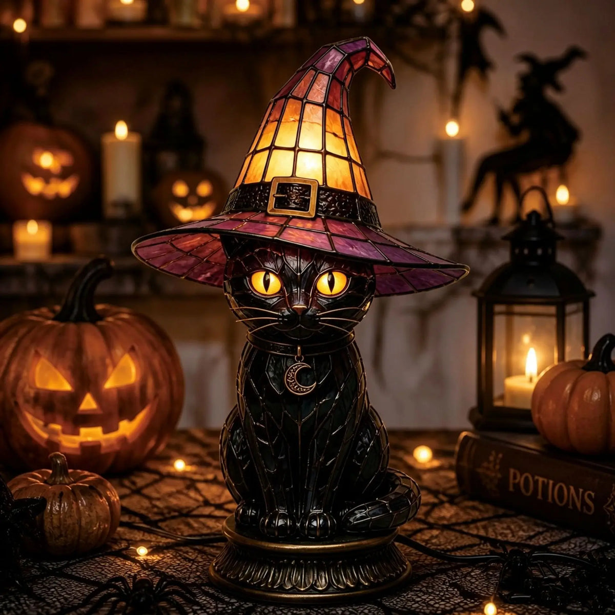 🧙♀️ Witch Hat Light-Up Night Lamp