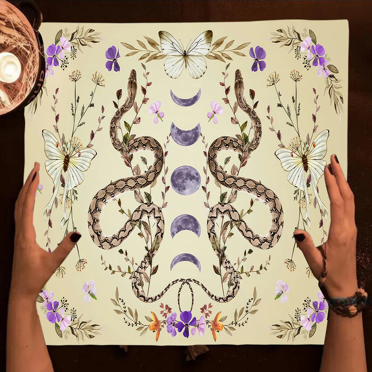 Divination Tarot Card Table Altar Cloth