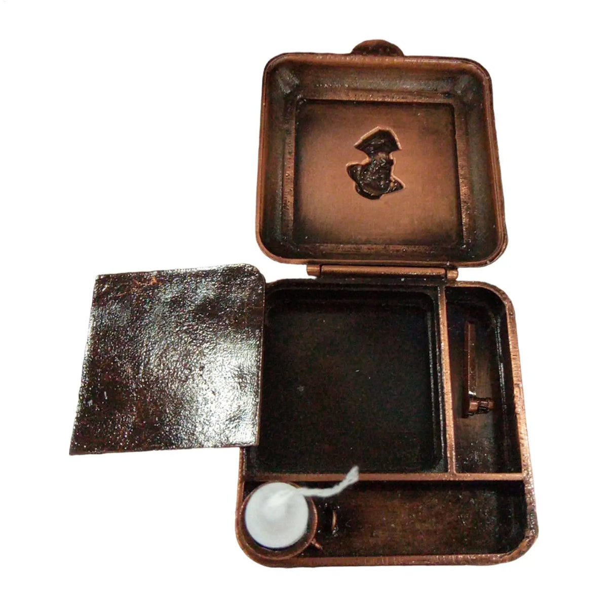 🕯️ Vintage Mechanical Pocket Candle Box