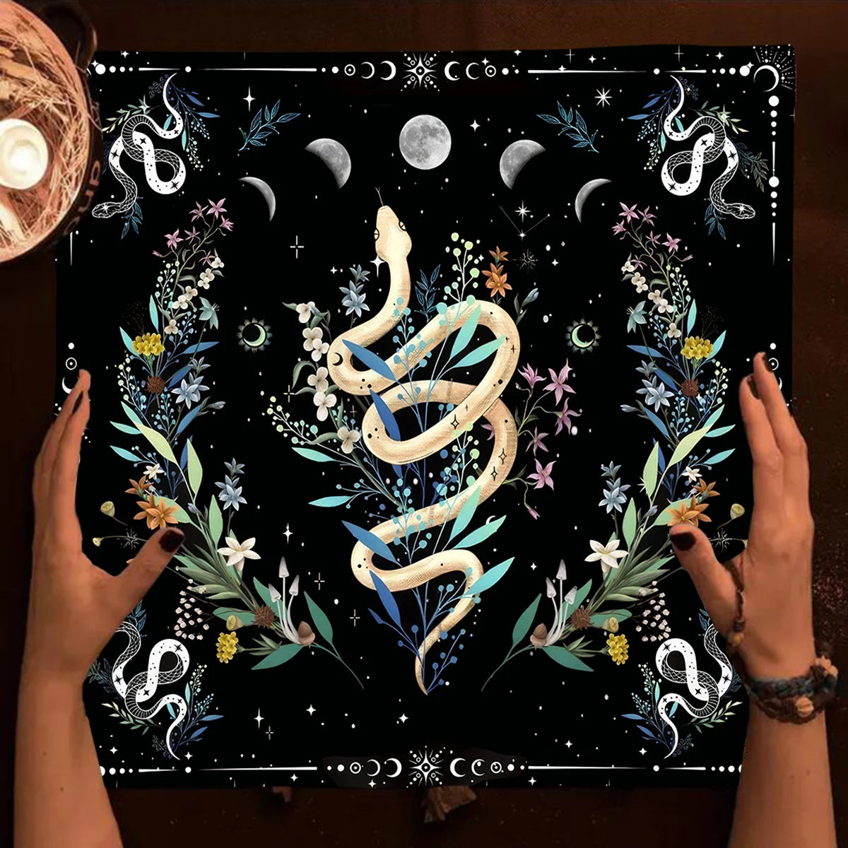Divination Tarot Card Table Altar Cloth