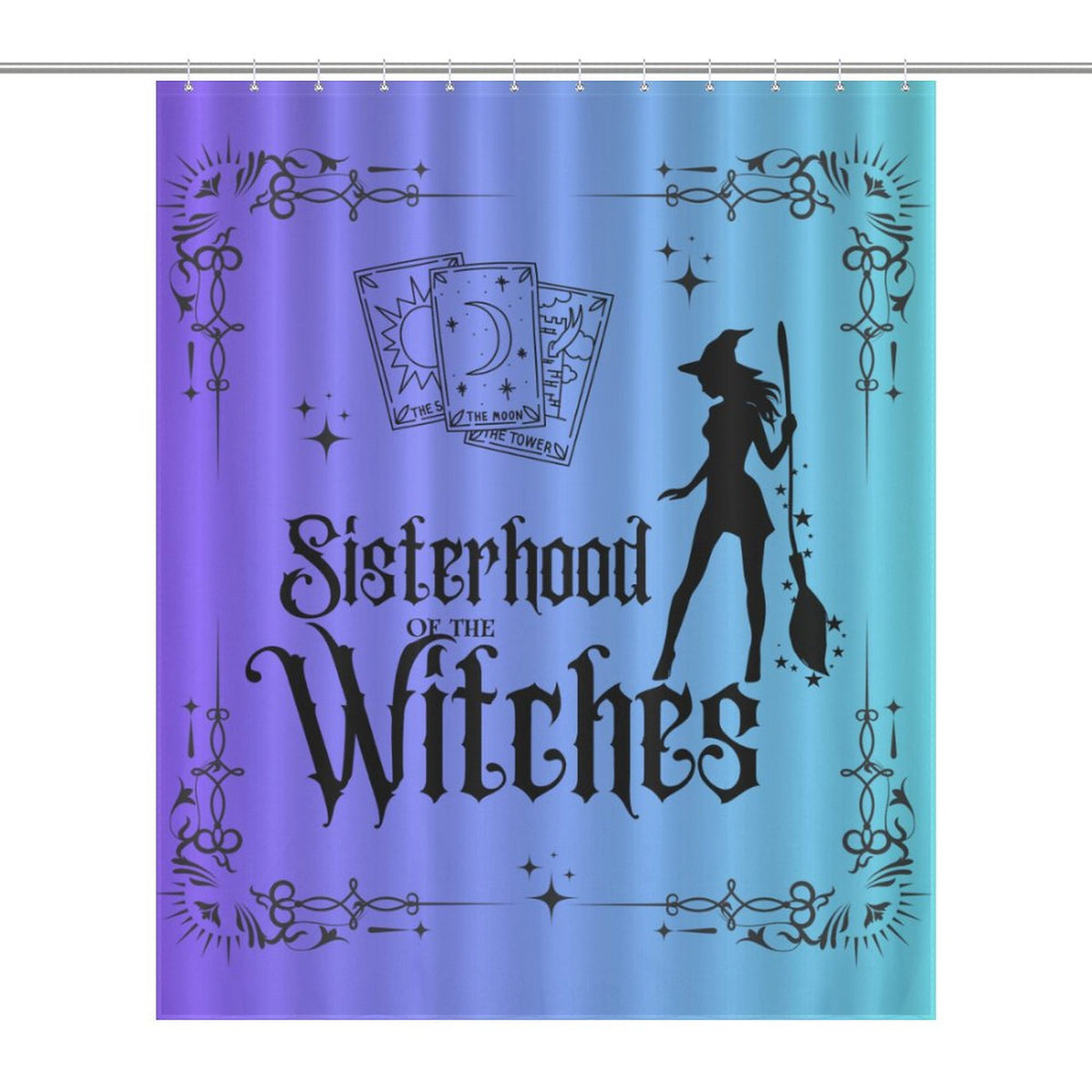 Sisterhood of the Witches Shower Curtain-Witchcore folklore merch