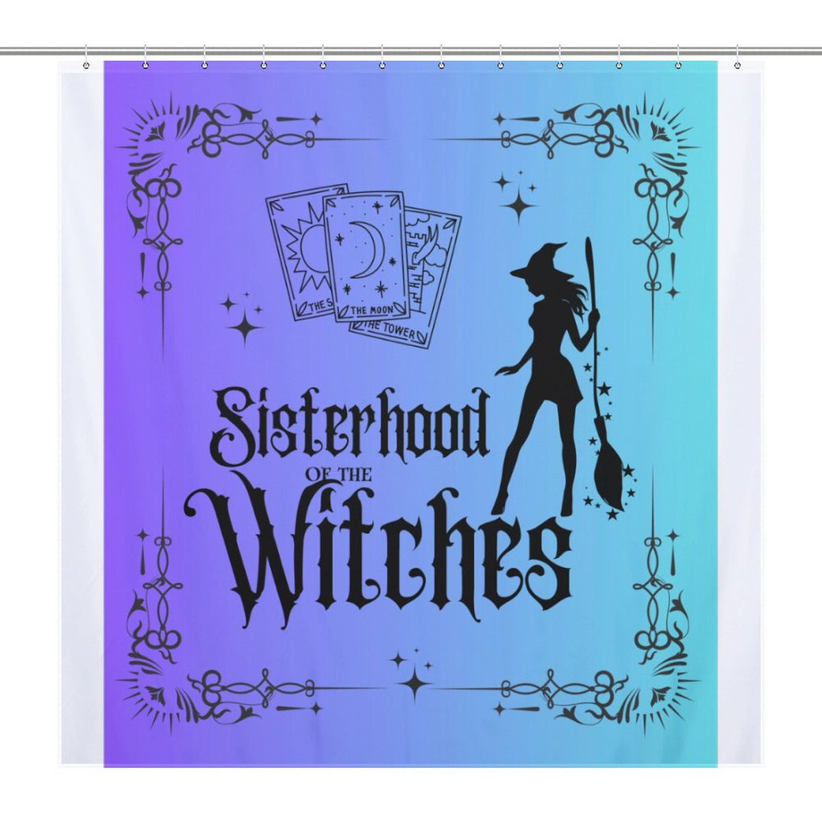 Sisterhood of the Witches Shower Curtain-Witchcore folklore merch