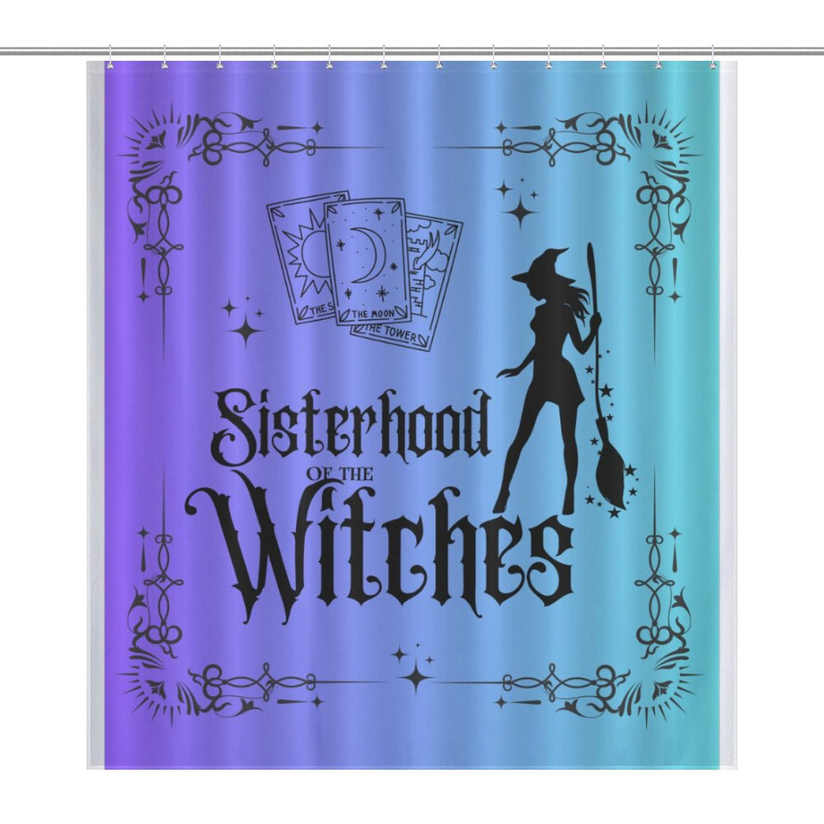Sisterhood of the Witches Shower Curtain-Witchcore folklore merch