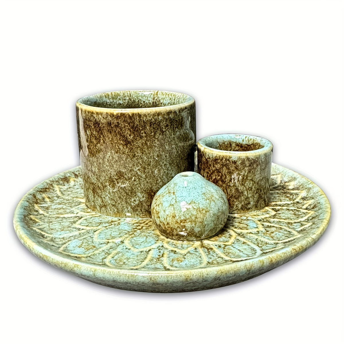 Versatile Ceramic Burner Tray - Incense, Sage & Palo Santo Holder