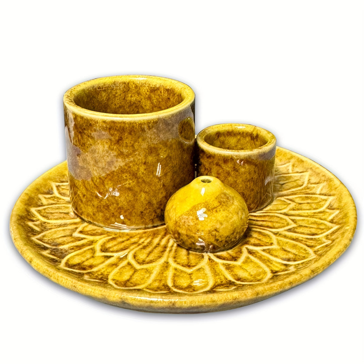 Versatile Ceramic Burner Tray - Incense, Sage & Palo Santo Holder