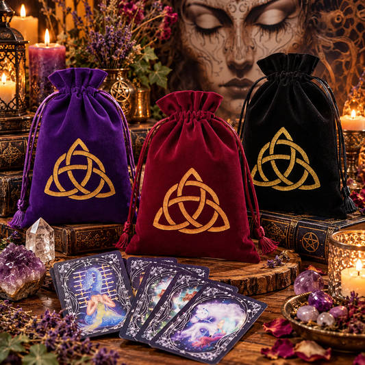 🔮 Velvet Witchcraft Tarot & Dice Storage Bag
