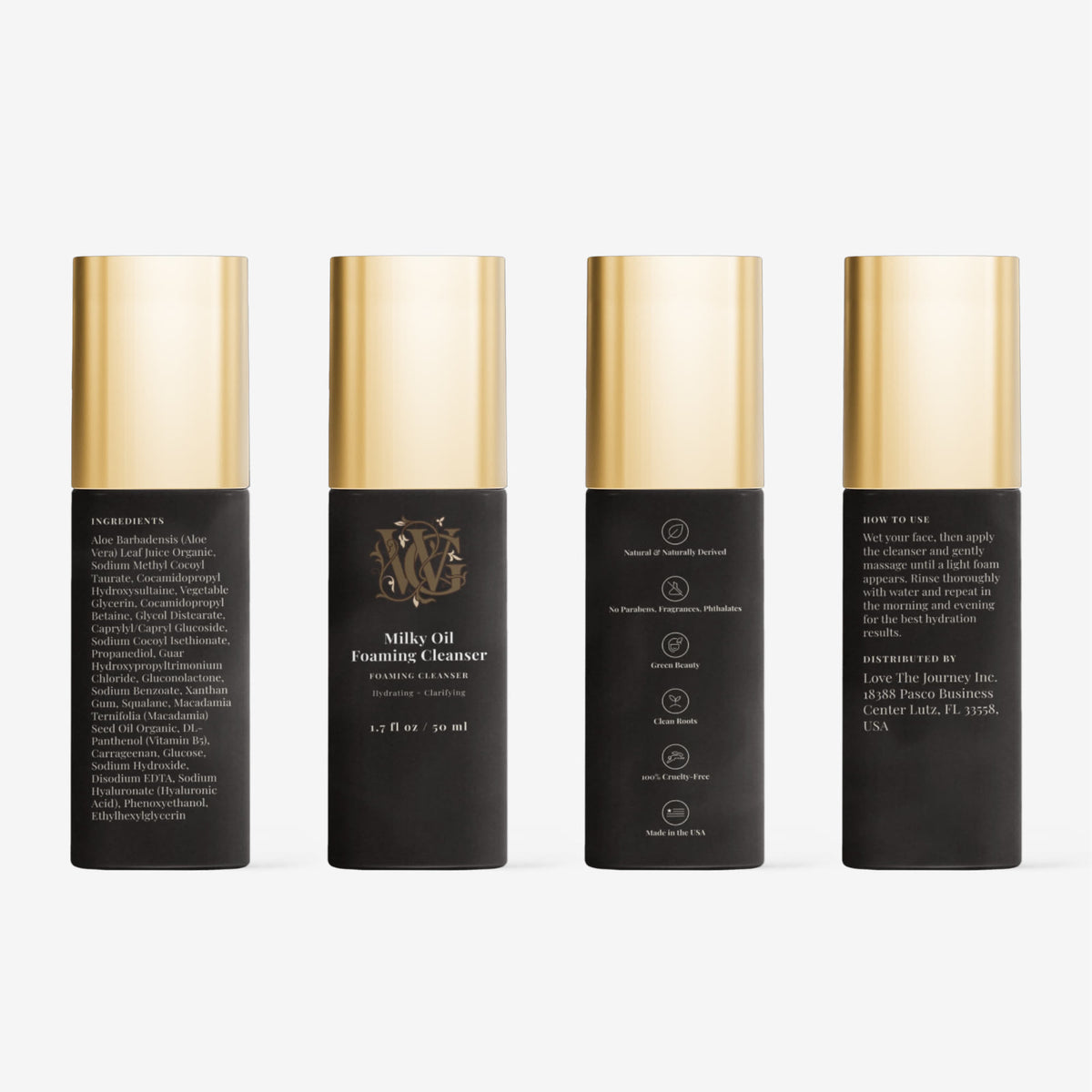 Milky Oil Foaming Cleanser Gold