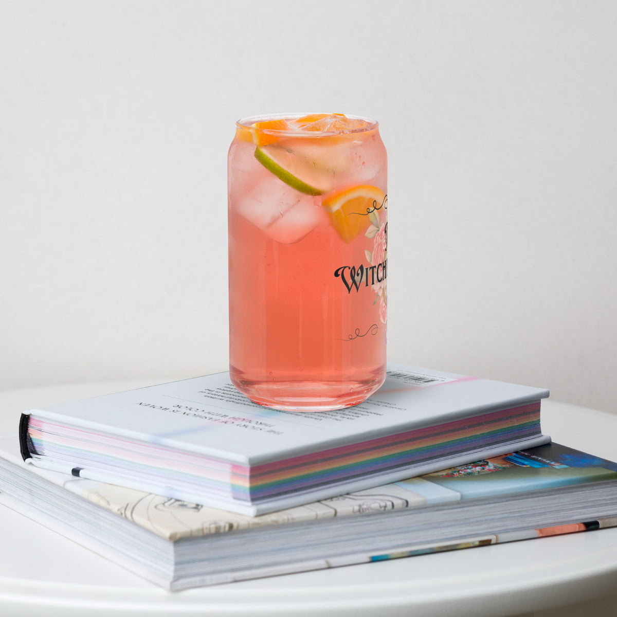 The Witching Hour Can-shaped glass