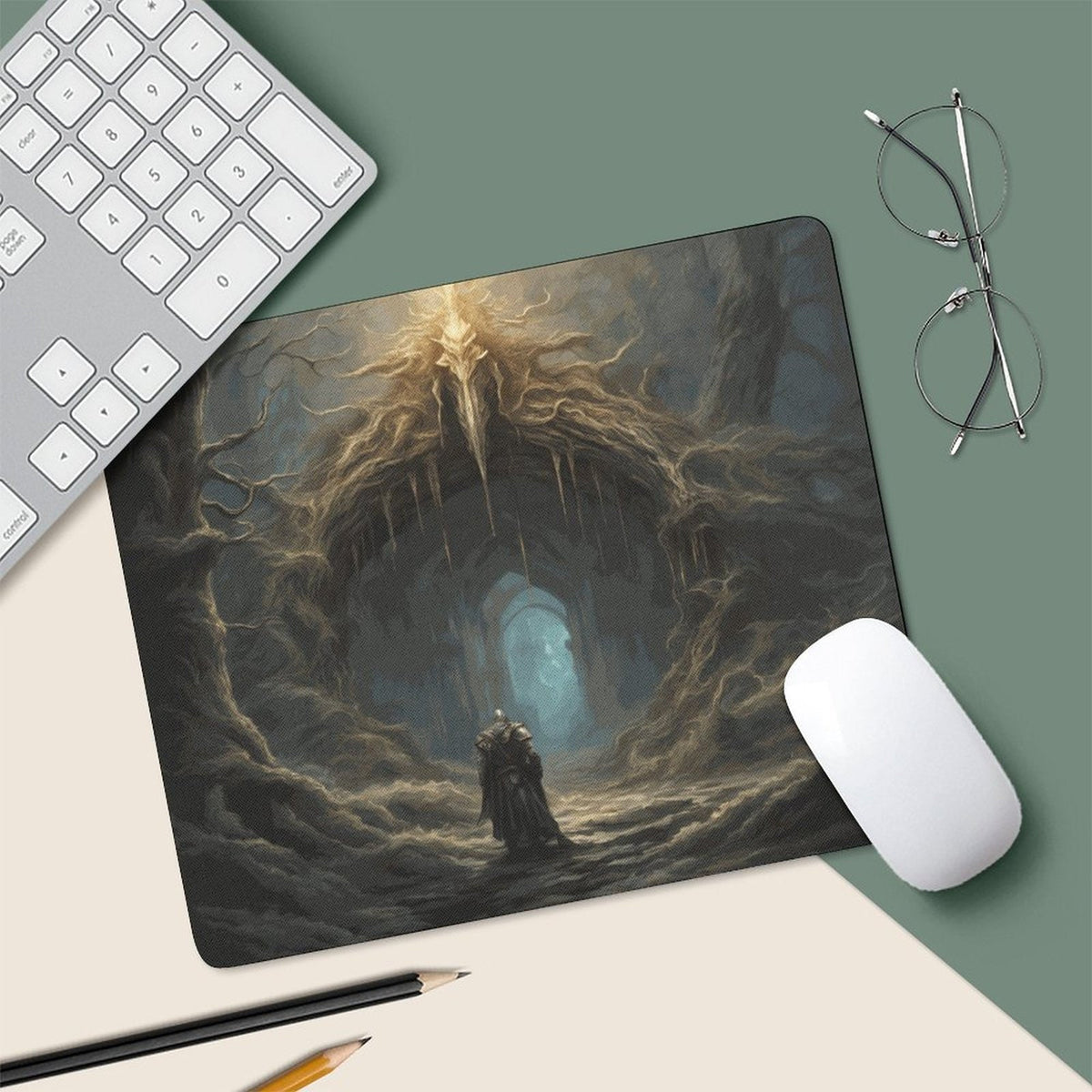 Elden Ring Mouse Pad: Fantasy Dark Souls Desk Mat