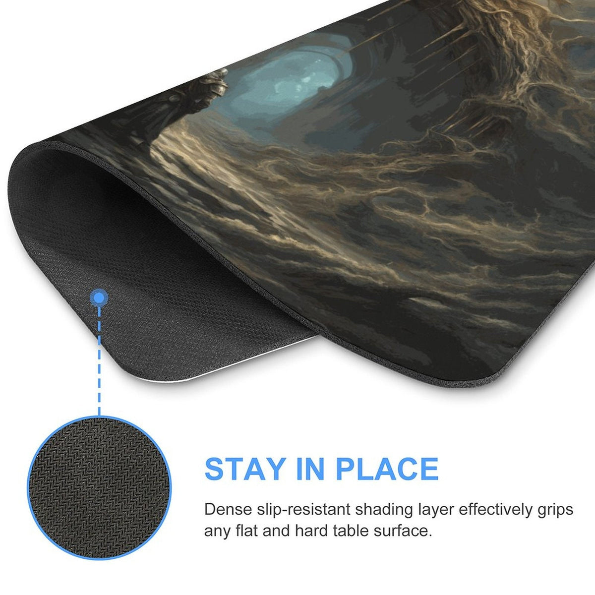 Elden Ring Mouse Pad: Fantasy Dark Souls Desk Mat