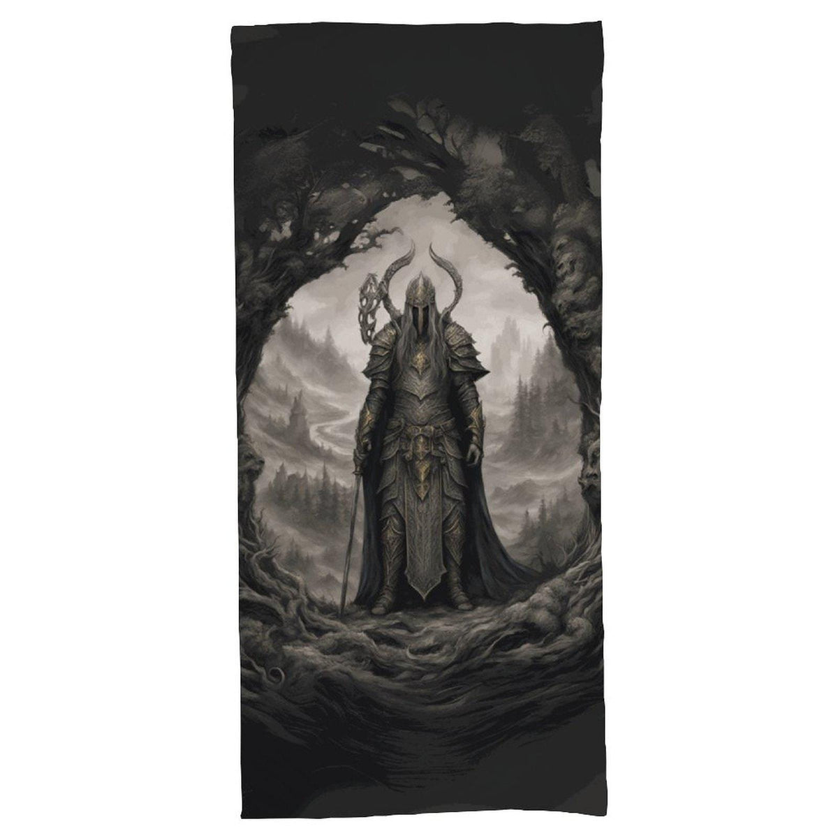 Elden Ring Warrior King Bath Towel: Dark Souls Gamer Merch (70x140)