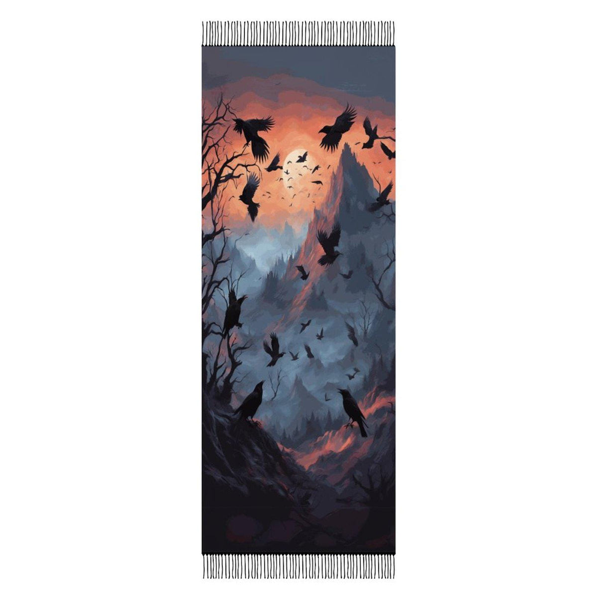 Elegant Gothic Victorian Crow Lover Gift Raven Moody Aesthetic for Dark Academia Gift for Alternative Woman Corporate Goth Gifts for Bestie