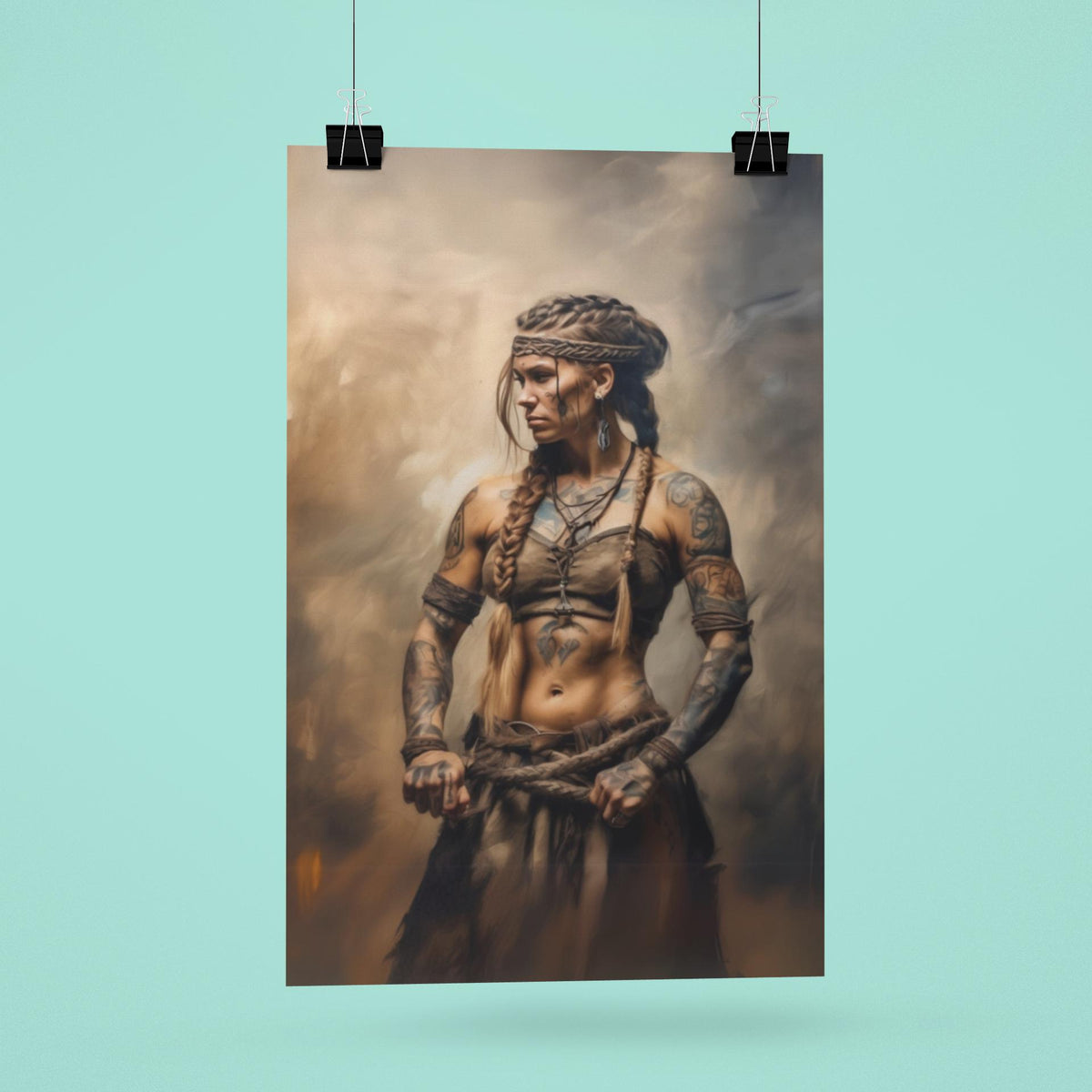 Medieval Viking Warrior Nordic Folklore Design Collection