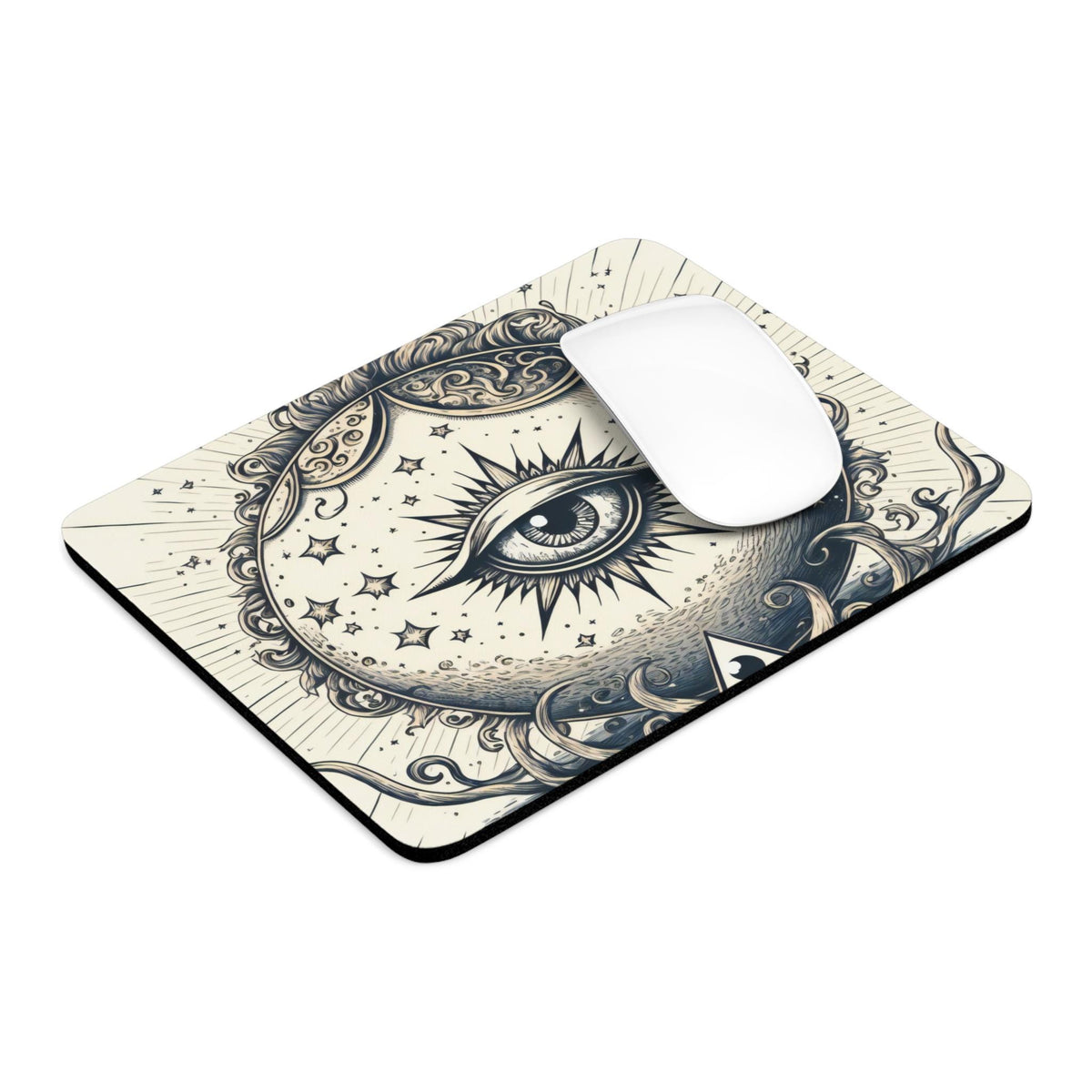 Whimsy Goth Celestial Eye Mouse Pad Mystic Home Office Decor Custom Mouse Pad Teenager Girl Gift Webcore Cubicle Decor Custom Desk Mat