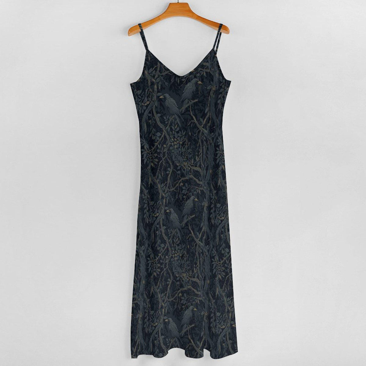Alt Clothes for Vacation Goth 18th Birthday Gift Idea Dark Academia Whimsigoth Dress William Morris Inspired Spooky Season Goblincore Dress
