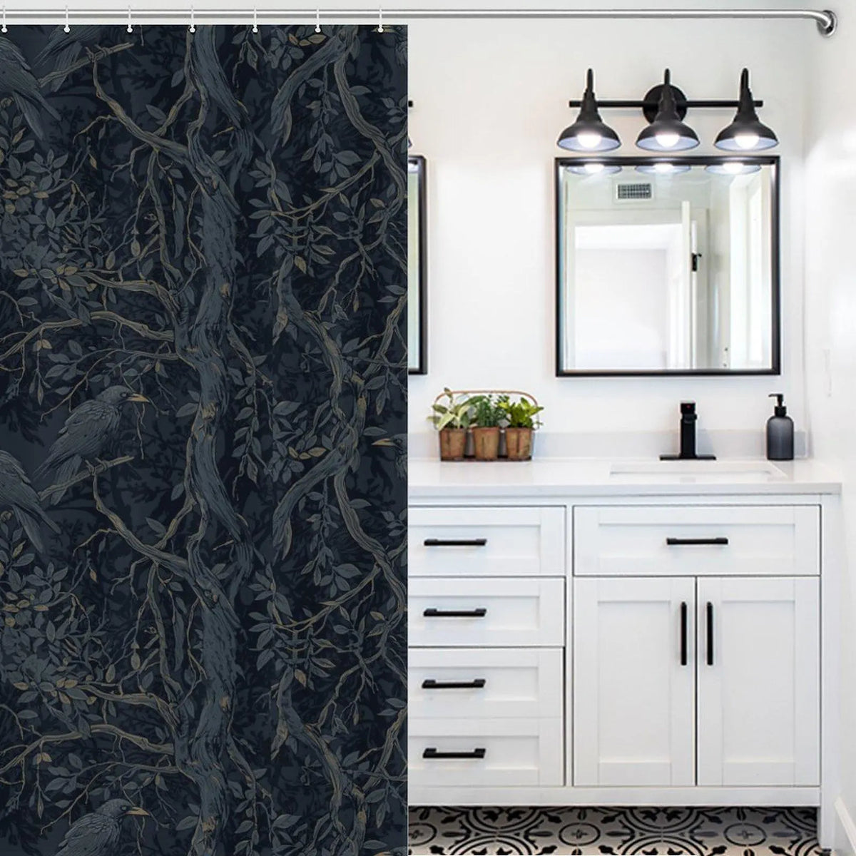 Dark Romance Crow William Morris Design Collection