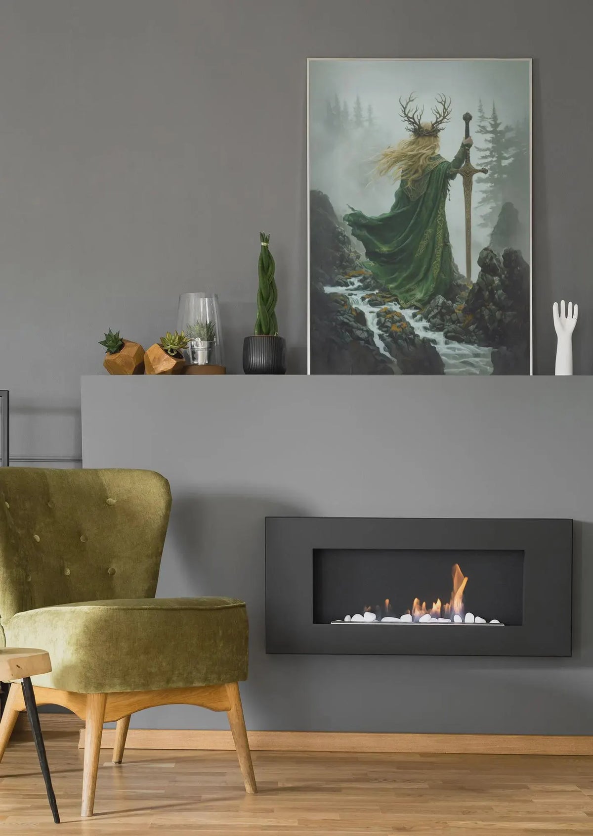 Mystic Woman, Aelin Throne of Glass - Sarah J Maas Inspired Reading Nook Decor