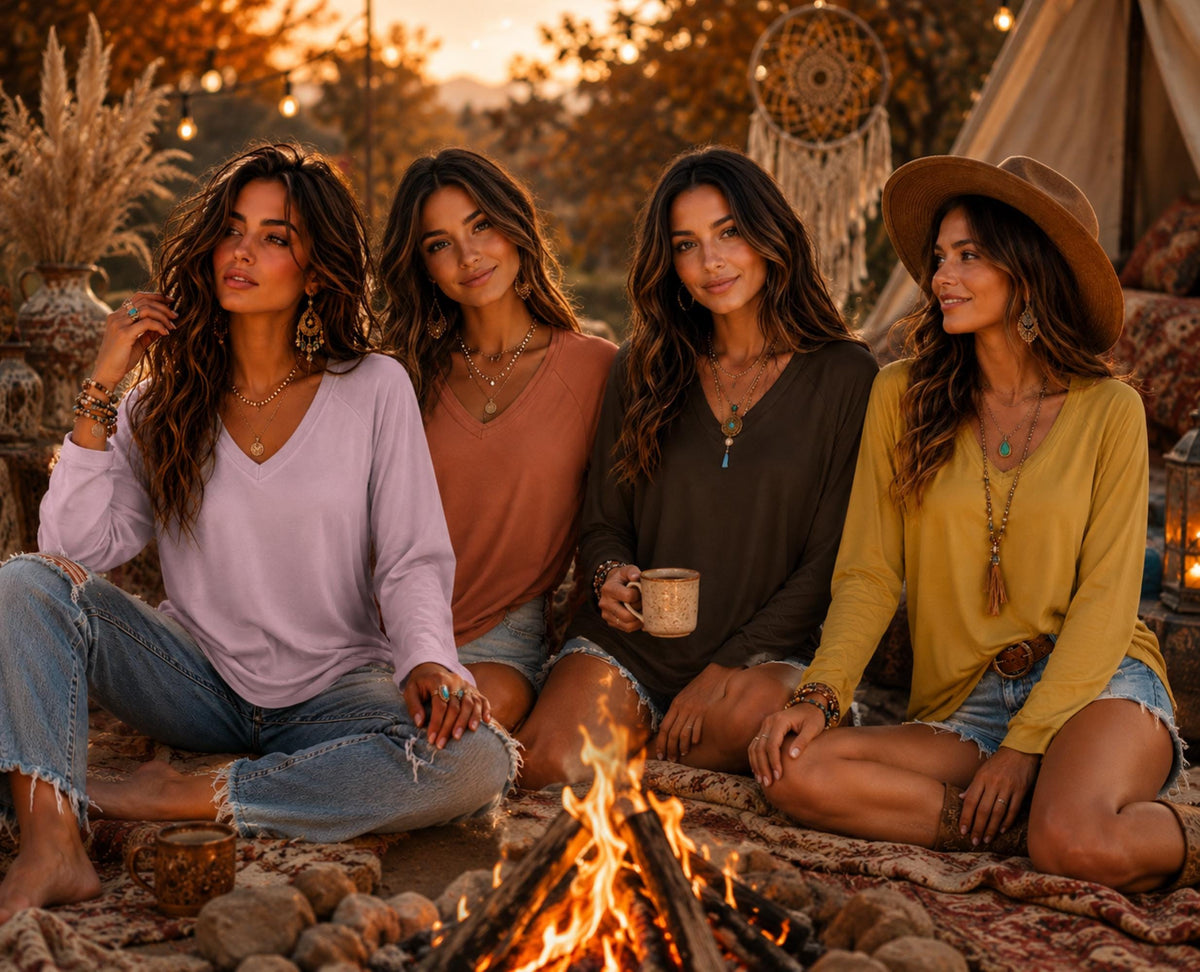 Fall Autumn Blouse Best Selling Tunic Woman Fashion Plus Size Shirt Boho Loose Fit Top Relaxed Long Sleeve Tee Loose Fit Holiday Separates